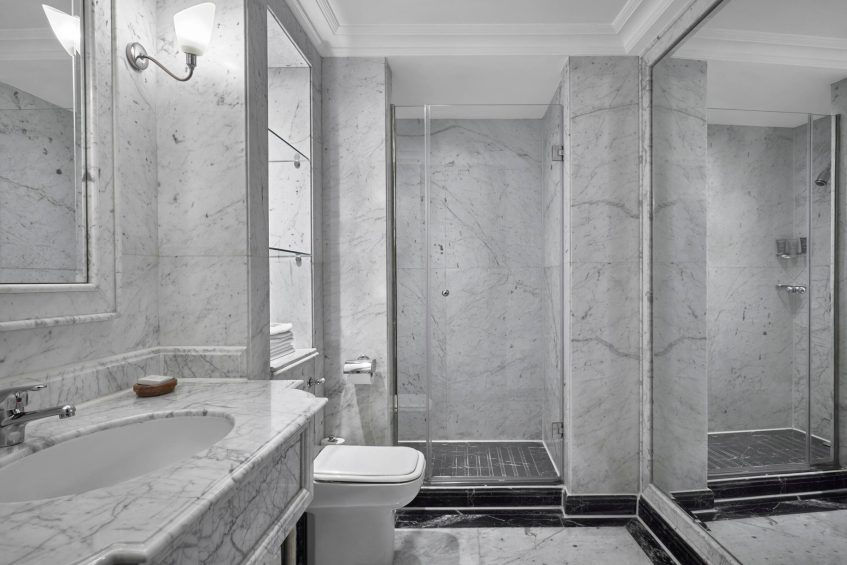 JW Marriott Hotel Cairo - Cairo, Egypt - Diplomatic Suite Bathroom Shower