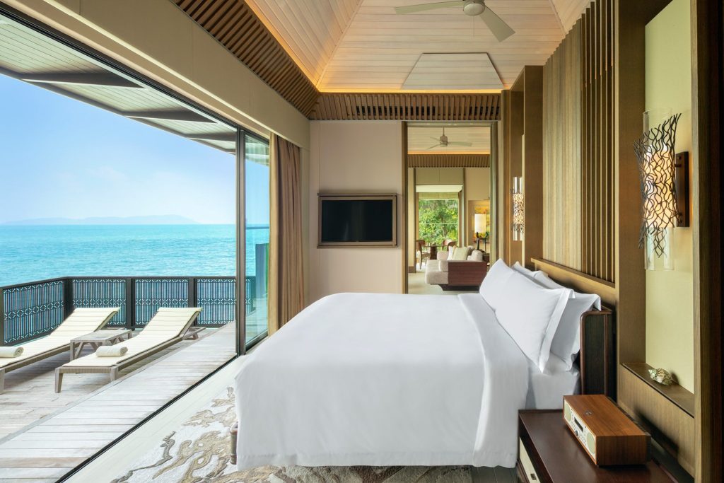 The Ritz-Carlton, Langkawi Hotel - Kedah, Malaysia - Ocean Front Villa Bedroom Ocean View
