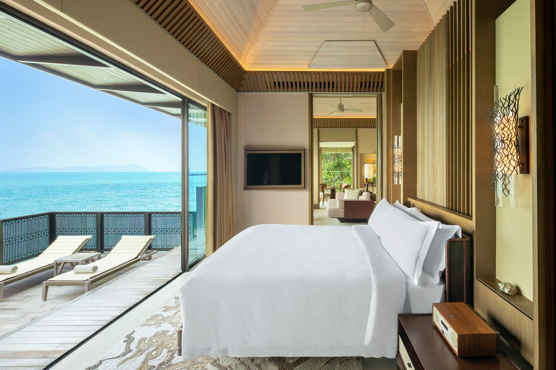 The Ritz-Carlton, Langkawi Hotel – Kedah, Malaysia – Ocean Front Villa Bedroom Ocean View