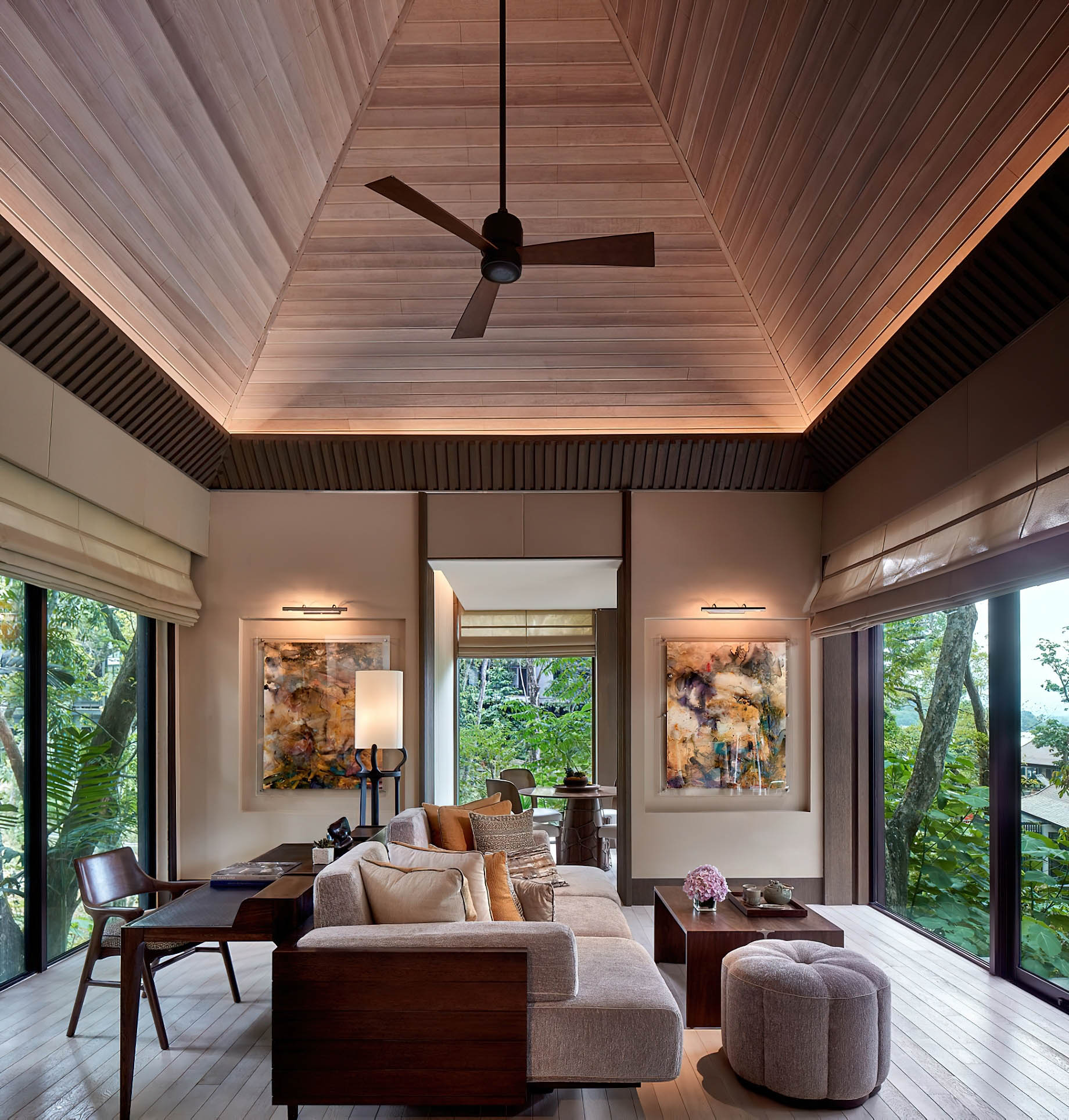The Ritz-Carlton, Langkawi Hotel – Kedah, Malaysia – Rainforest One Bedroom Villa Living Area