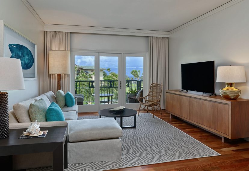 The Ritz-Carlton Maui, Kapalua Resort - Kapalua, HI, USA - Residence Oceanview Living Room