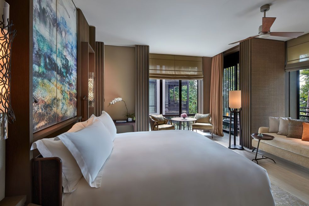 The Ritz-Carlton, Langkawi Hotel - Kedah, Malaysia - Rainforest Deluxe Room Bedroom_