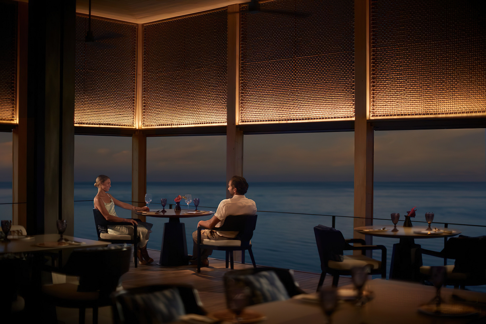 The Ritz-Carlton Maldives, Fari Islands Resort – North Male Atoll, Maldives – Summer Pavilion Evening