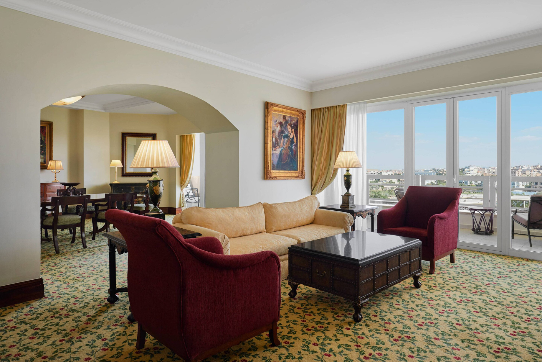 JW Marriott Hotel Cairo – Cairo, Egypt – Diplomatic Suite Living Room