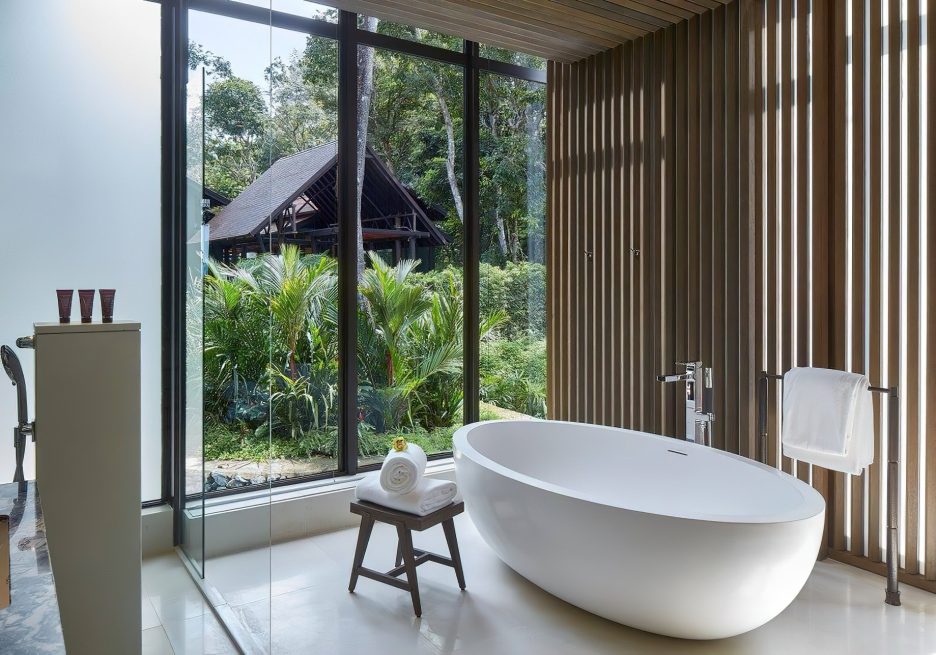 The Ritz-Carlton, Langkawi Hotel - Kedah, Malaysia - Rainforest Deluxe Bathroom