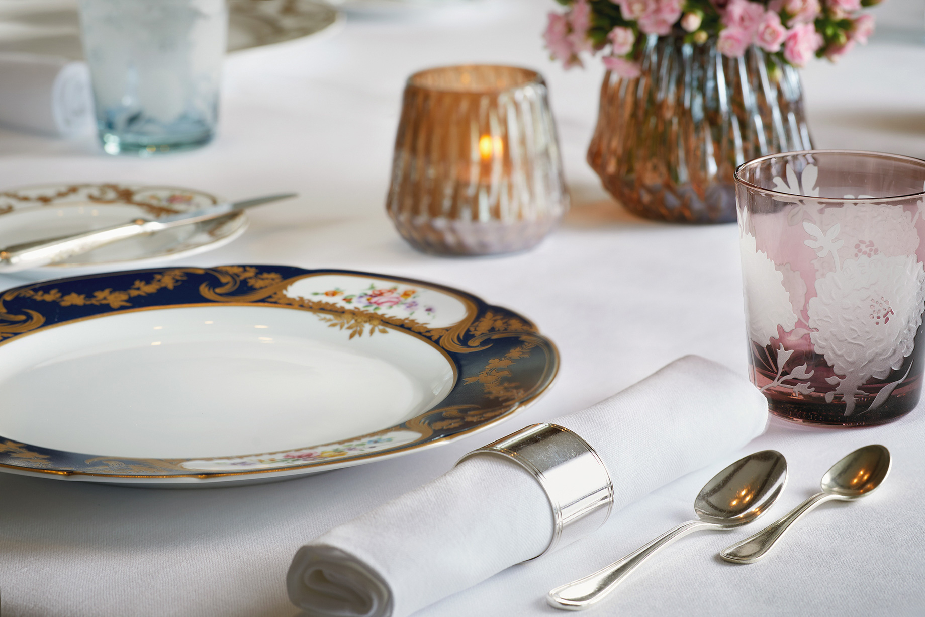 Burgenstock Hotel & Alpine Spa – Obburgen, Switzerland – RitzCoffier Restaurant Table Setting