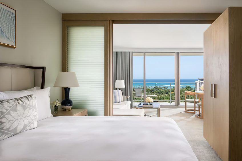 The Ritz-Carlton Residences, Waikiki Beach Hotel - Waikiki, HI, USA - Deluxe Ocean View Suite Bedroom