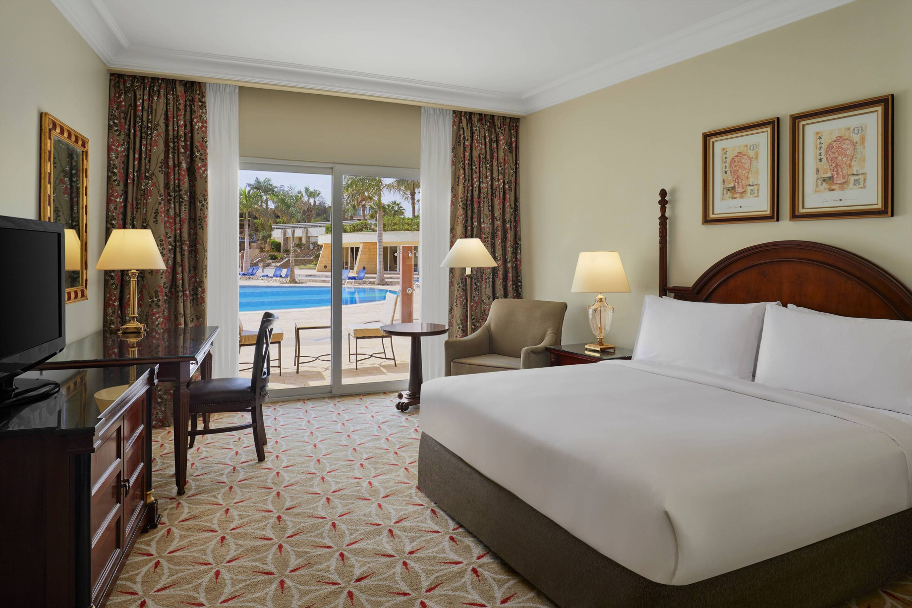 JW Marriott Hotel Cairo – Cairo, Egypt – Poolside Cabana King Bed
