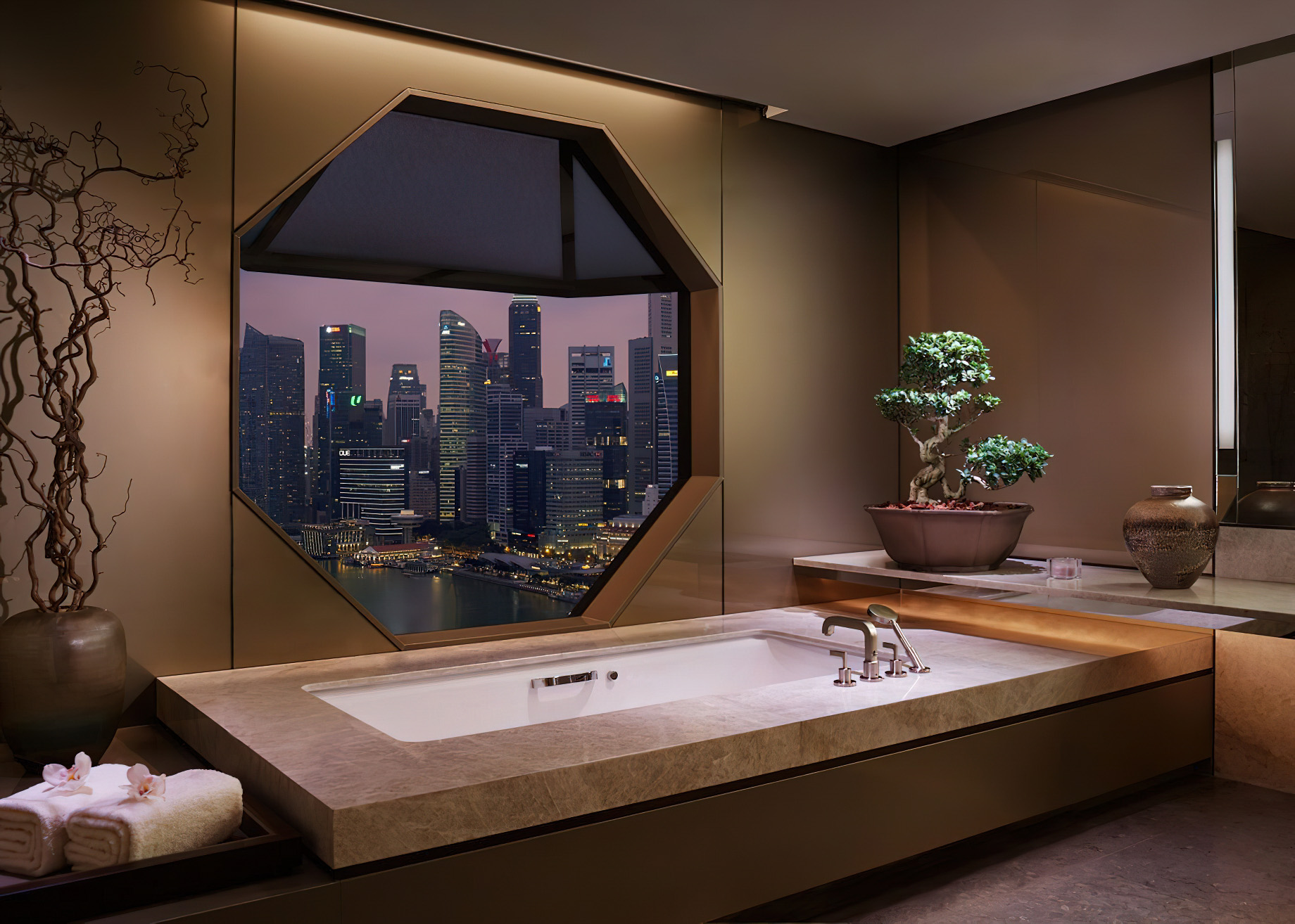 The Ritz-Carlton, Millenia Singapore Hotel – Singapore – Bathroom Tub