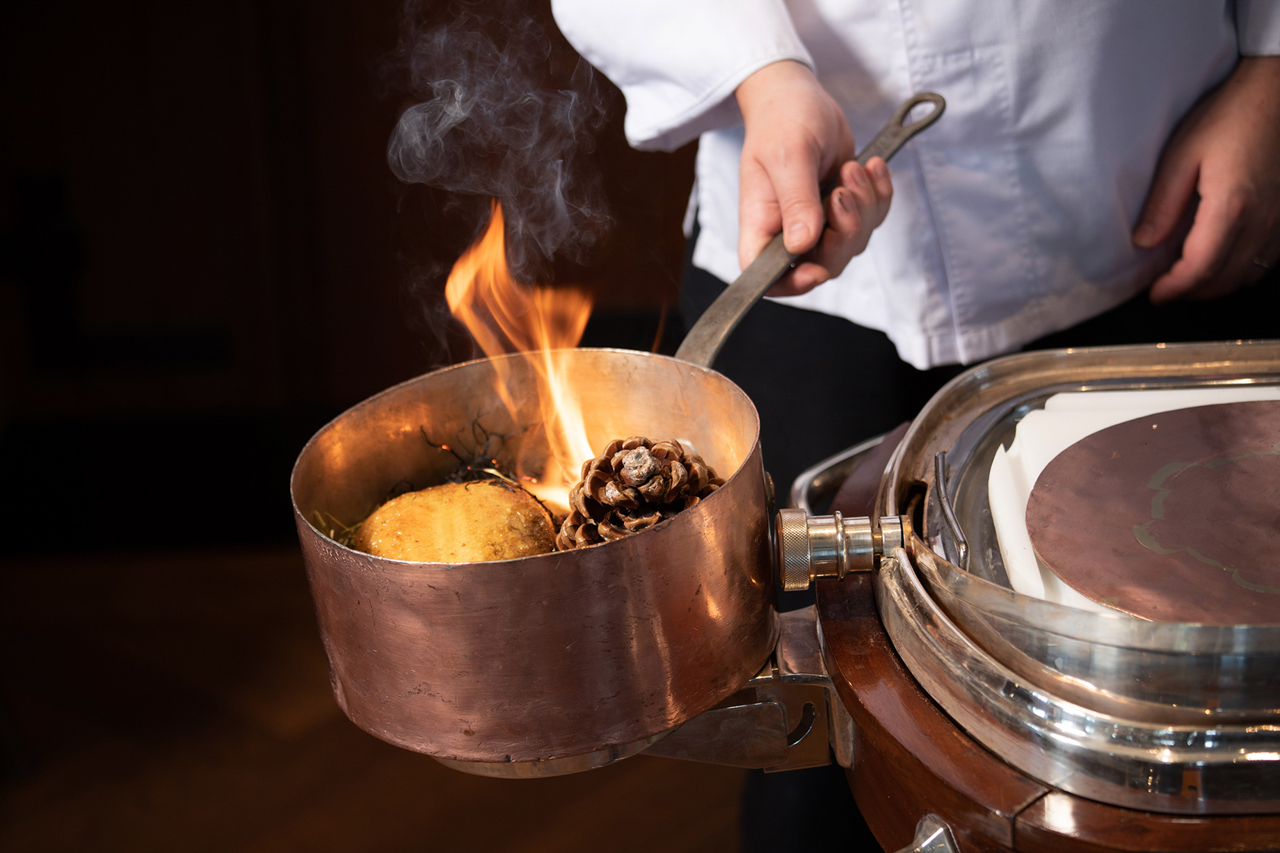 Burgenstock Hotel & Alpine Spa – Obburgen, Switzerland – RitzCoffier Restaurant Roasted Free Range Chicken