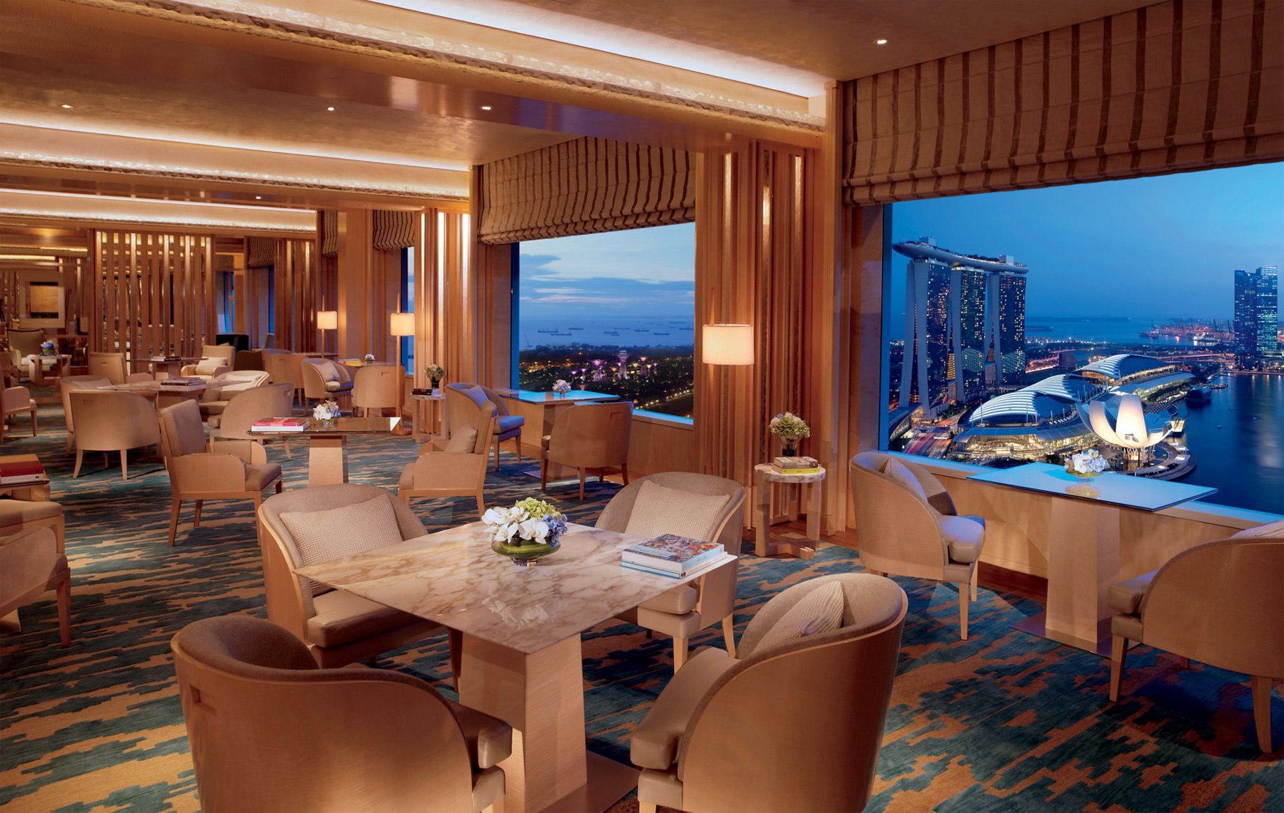 The Ritz-Carlton, Millenia Singapore Hotel – Singapore – Club Lounge Interior