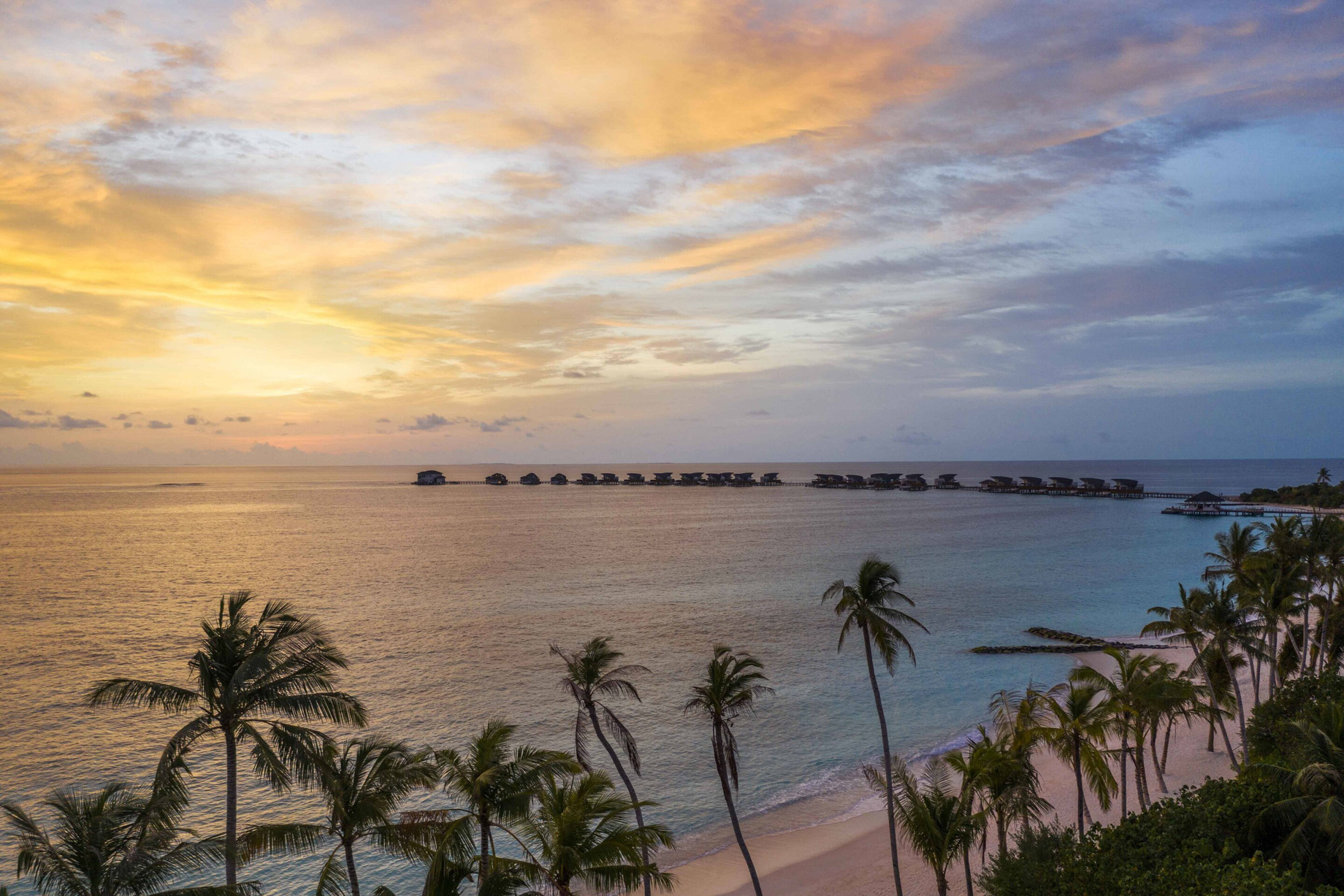 JW Marriott Maldives Resort & Spa – Shaviyani Atoll, Maldives – Sunset View