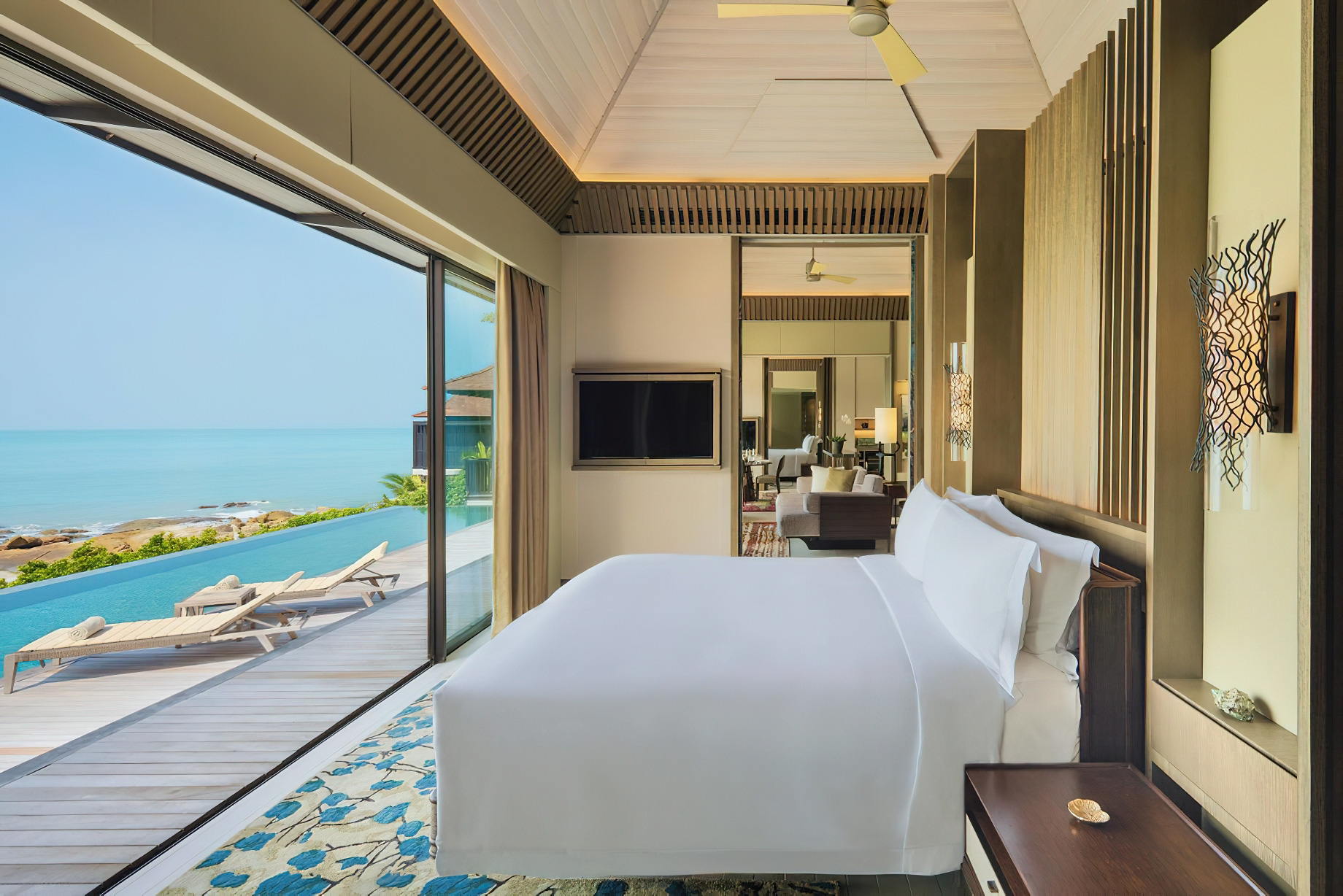 The Ritz-Carlton, Langkawi Hotel – Kedah, Malaysia – Villa Kenari Two Bedroom Villa Bedroom Ocean View