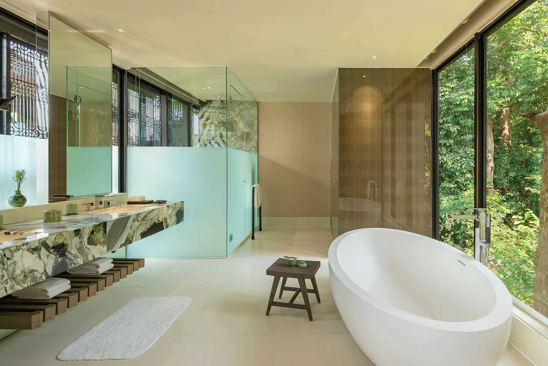The Ritz-Carlton, Langkawi Hotel – Kedah, Malaysia – Villa Kenari Two Bedroom Villa Bathroom