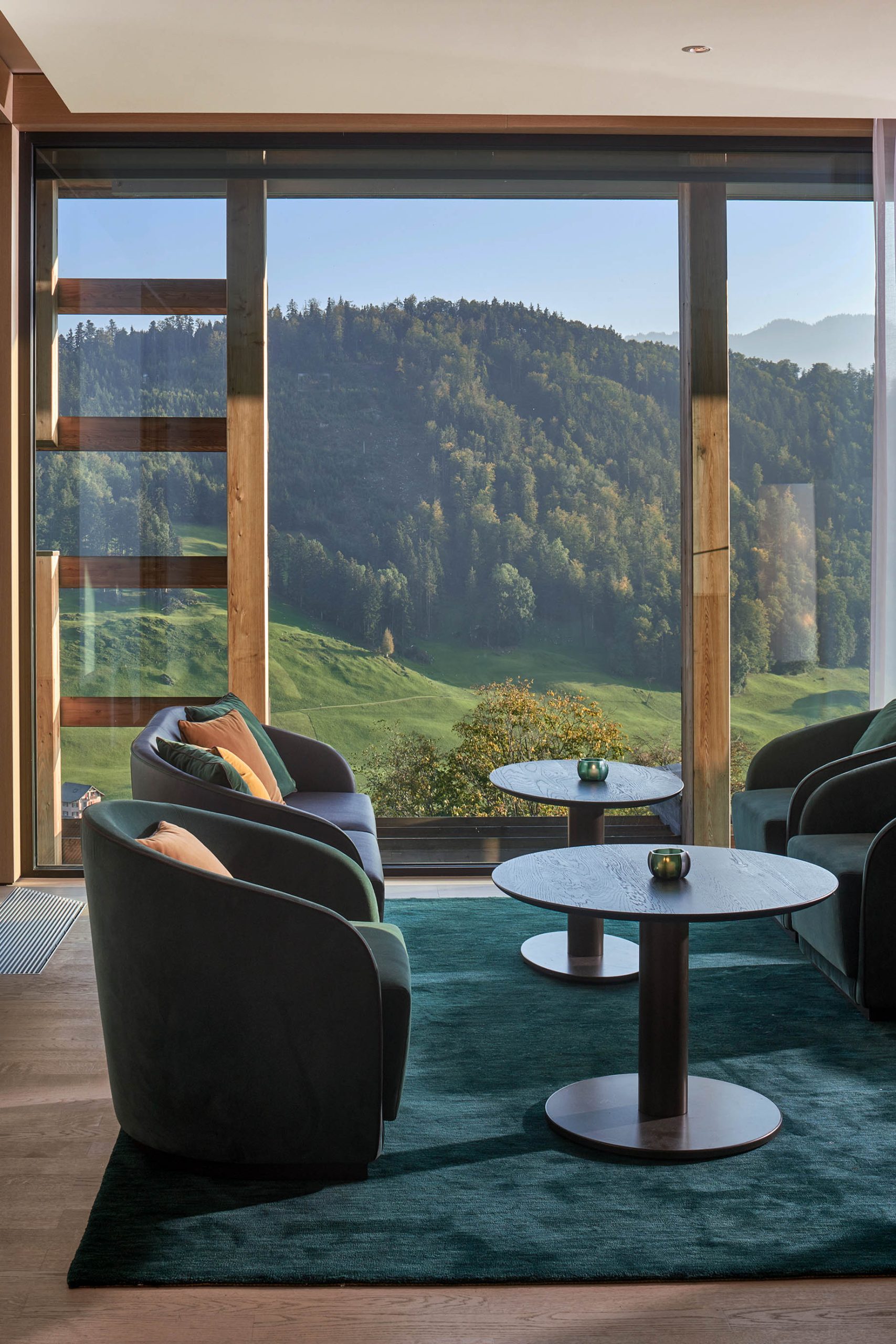 Burgenstock Hotel & Alpine Spa – Obburgen, Switzerland – Verbena Restaurant & Bar Interior