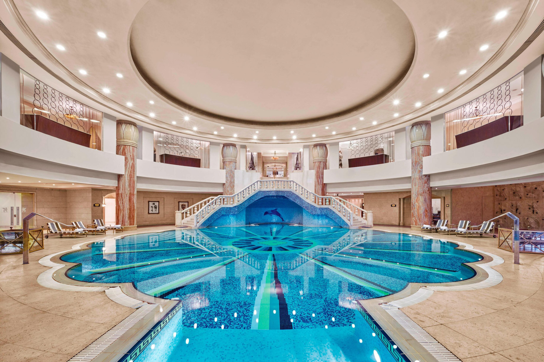 JW Marriott Hotel Cairo – Cairo, Egypt – Fitness Center Indoor & Outdoor Pool