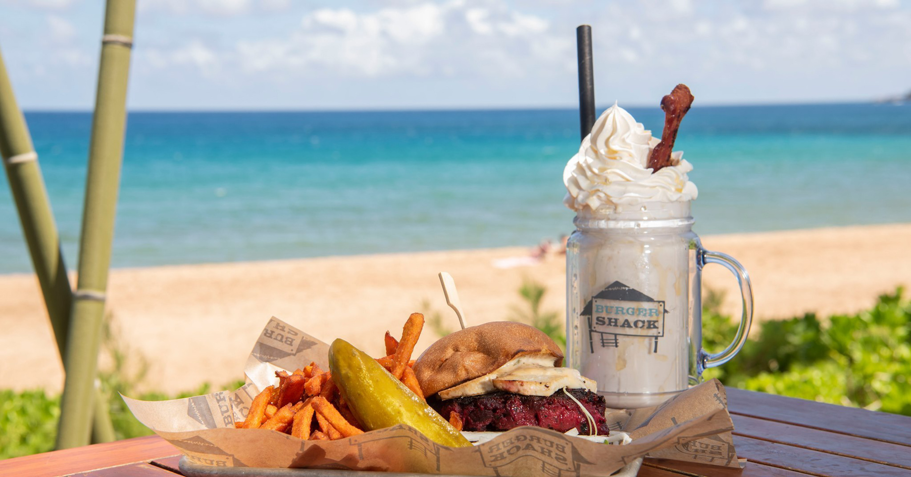 The Ritz-Carlton Maui, Kapalua Resort – Kapalua, HI, USA – Burger Shack Beachfront View