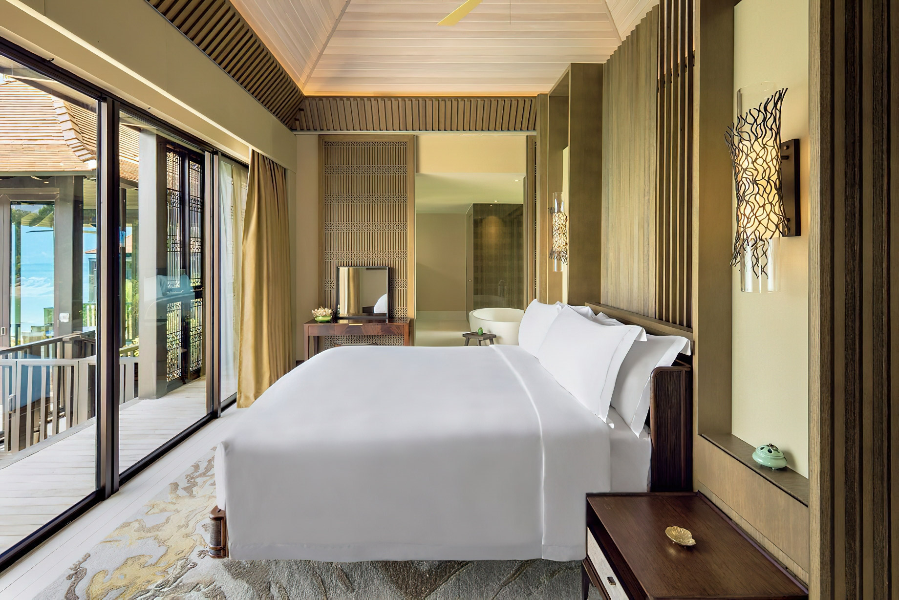 The Ritz-Carlton, Langkawi Hotel – Kedah, Malaysia – Villa Oceanview Bedroom