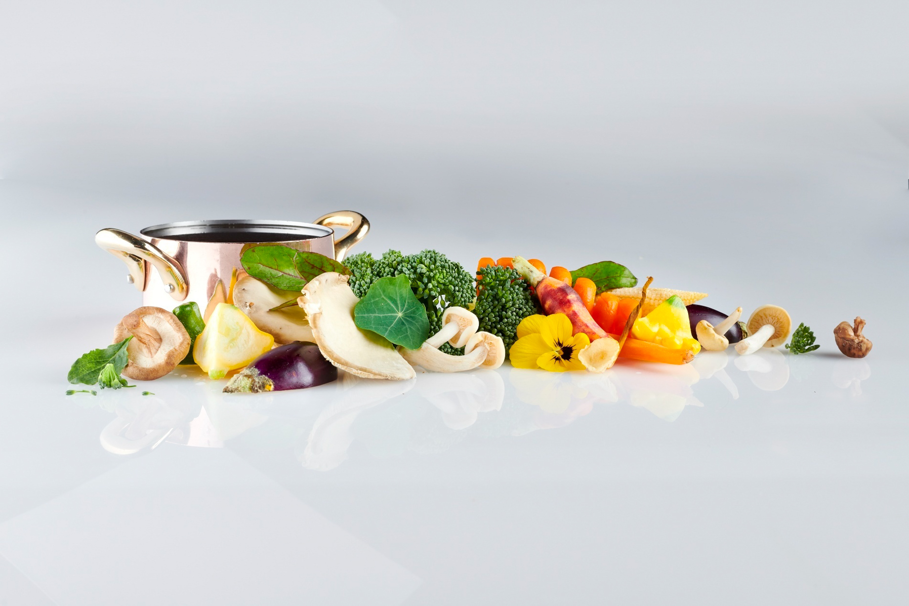 Burgenstock Hotel & Alpine Spa - Obburgen, Switzerland - Verbena Restaurant & Bar Fondue Chinoise Vegetables