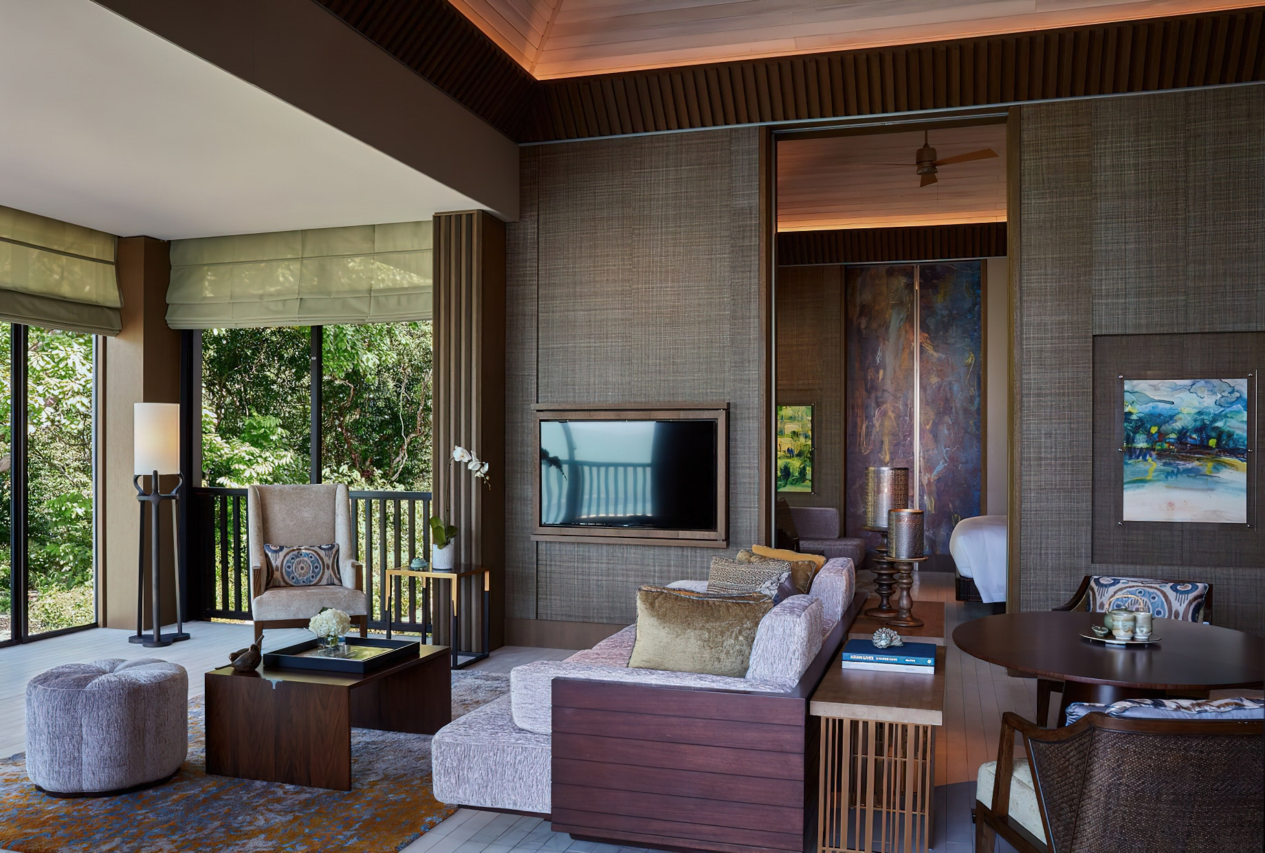 The Ritz-Carlton, Langkawi Hotel – Kedah, Malaysia – Villa Mutiara Three Bedroom Villa Living Room