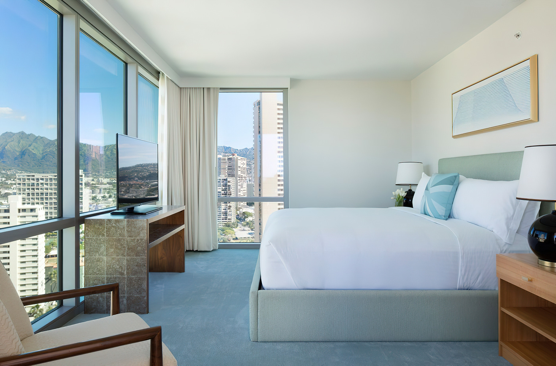 The Ritz-Carlton Residences, Waikiki Beach Hotel – Waikiki, HI, USA – Grand Ocean View 4 Bedroom Suite Guest Room