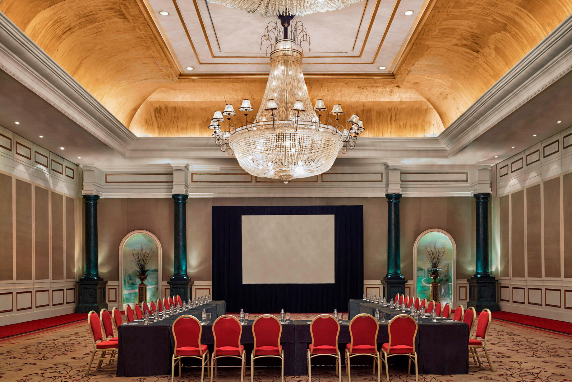 JW Marriott Hotel Cairo – Cairo, Egypt – Tutankhamun Ballroom Meeting Setup