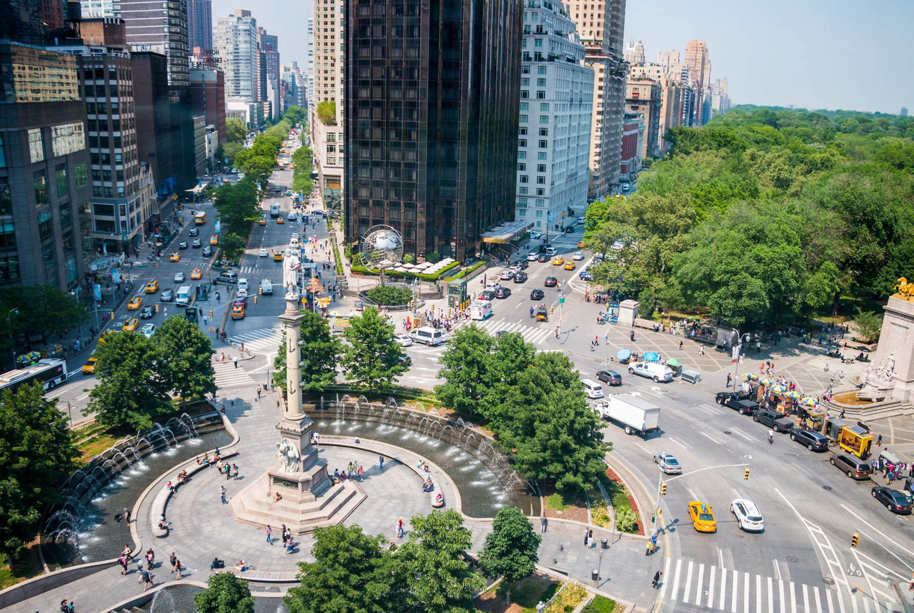 The Ritz-Carlton New York, Central Park Hotel – New York, NY, USA – Columbus Circle View