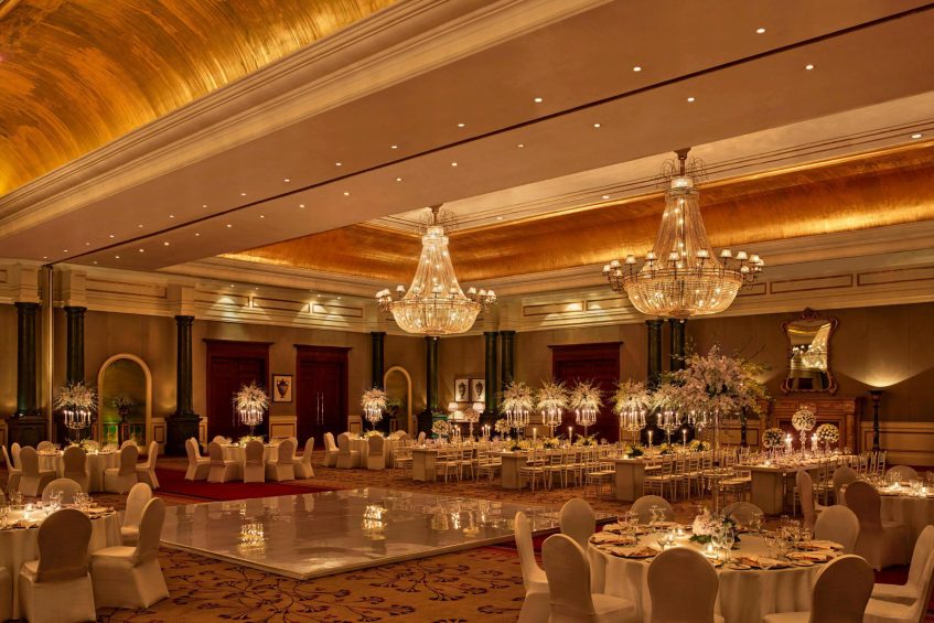 JW Marriott Hotel Cairo - Cairo, Egypt - Tutankhamun Ballroom Wedding Reception Setup