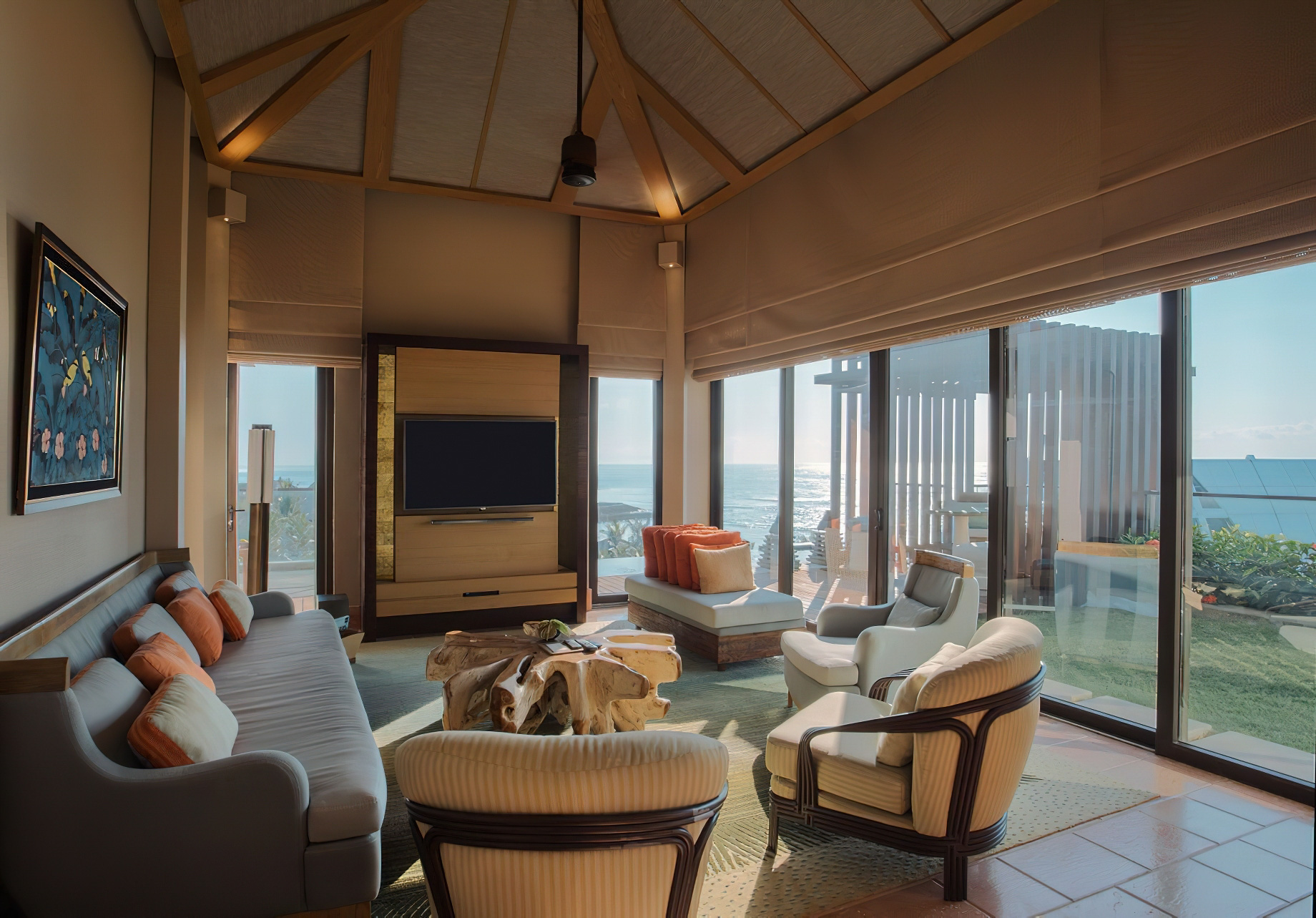 The Ritz-Carlton, Bali Nusa Dua Hotel – Bali, Indonesia – Sky Villa Two Bedroom Living Room