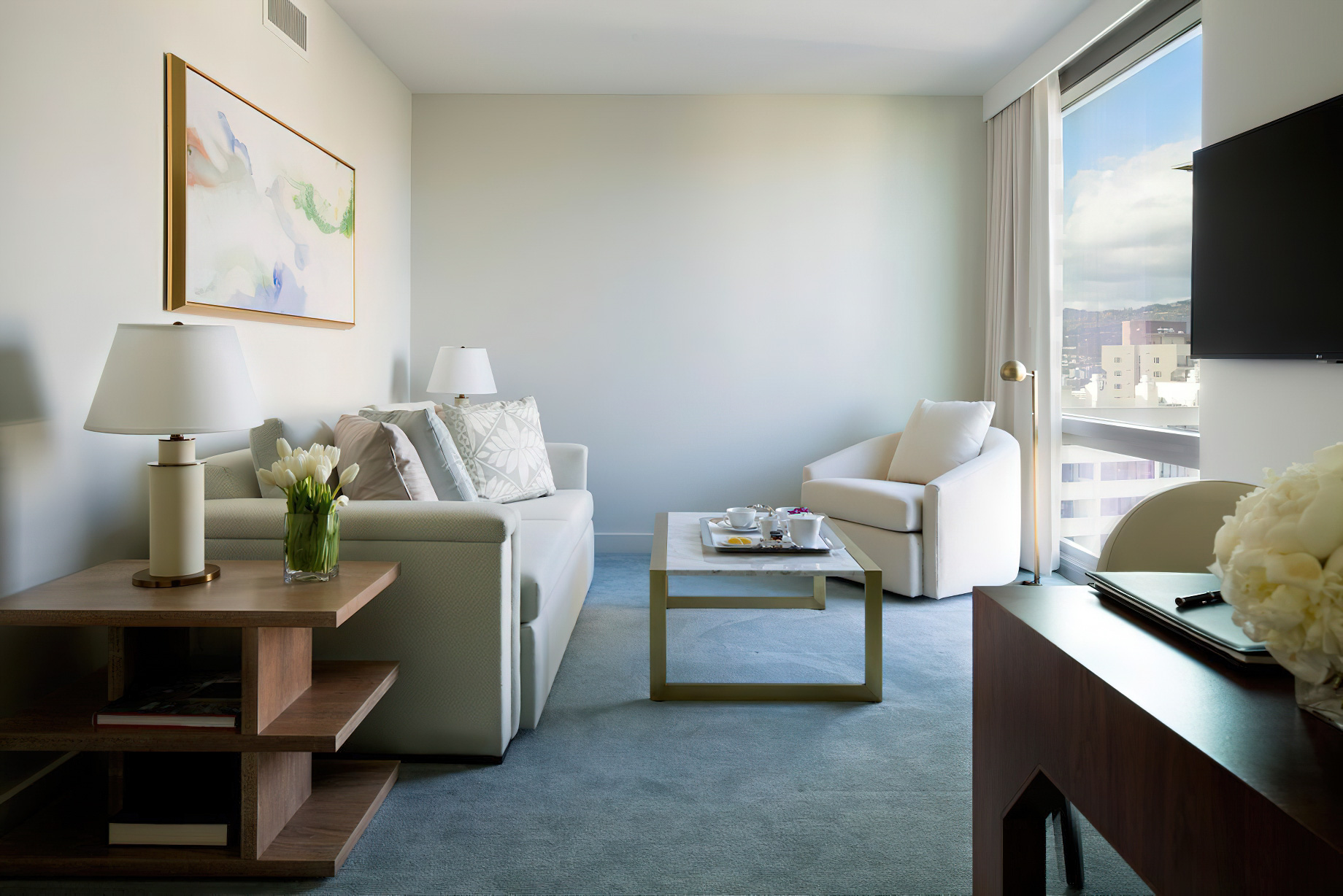 The Ritz-Carlton Residences, Waikiki Beach Hotel – Waikiki, HI, USA – Grand Ocean View 4 Bedroom Suite Sitting Area