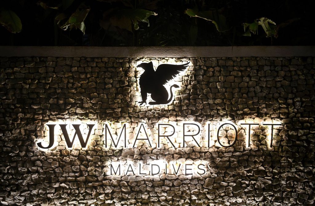 JW Marriott Maldives Resort & Spa - Shaviyani Atoll, Maldives - Resort Sign
