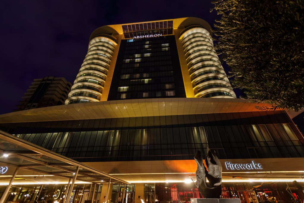 JW Marriott Absheron Baku Hotel - Baku, Azerbaijan - Hotel Exterior Night