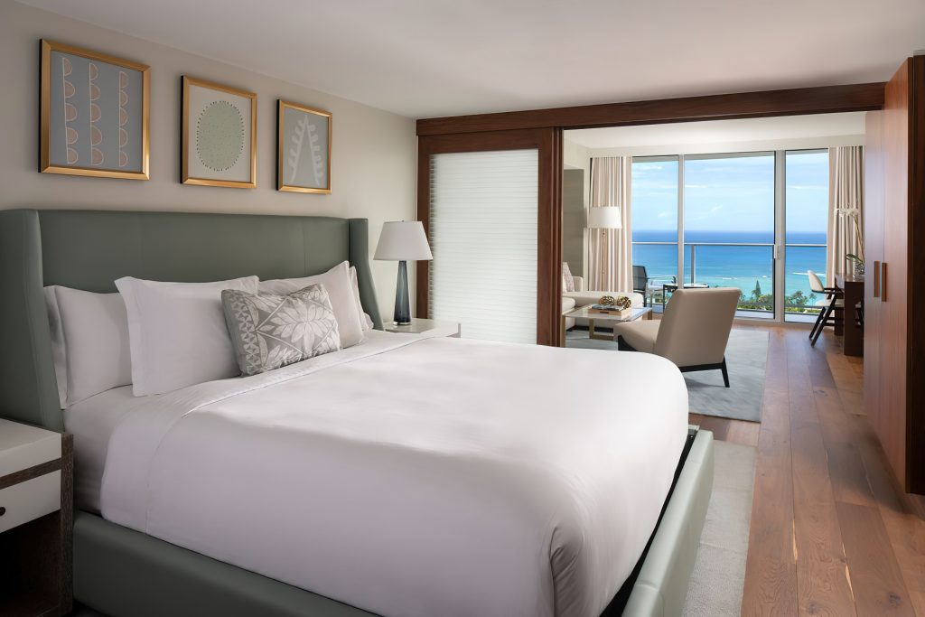 The Ritz-Carlton Residences, Waikiki Beach Hotel - Waikiki, HI, USA - Grand Ocean View Room Bedroom