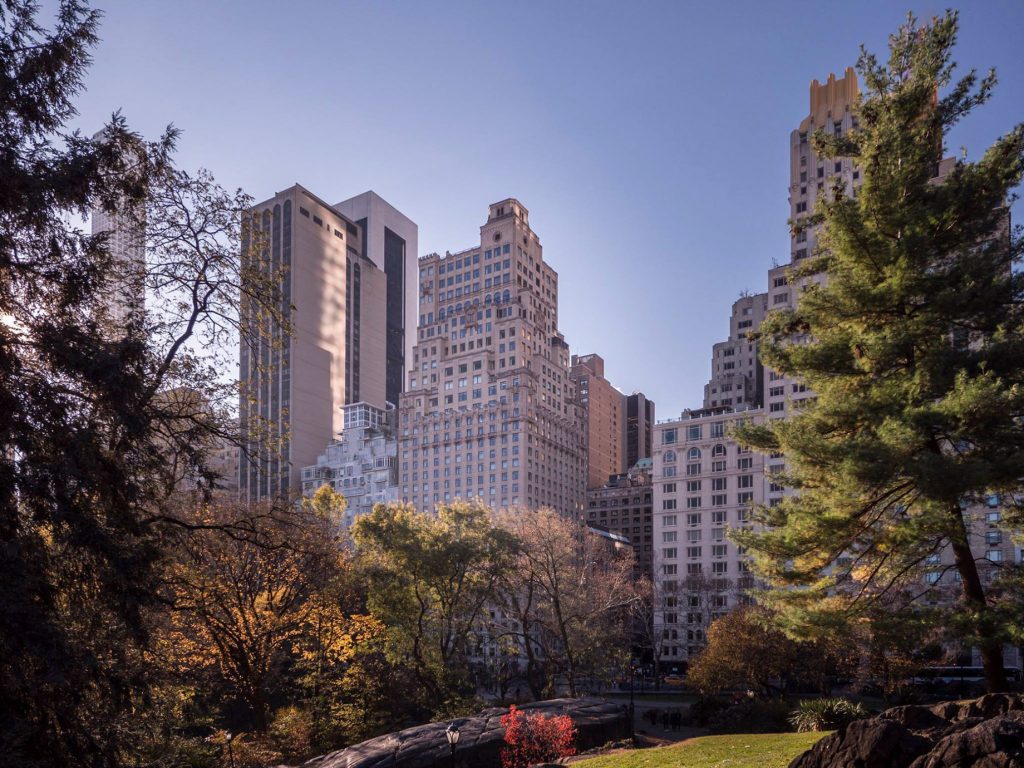 The Ritz-Carlton New York, Central Park Hotel - New York, NY, USA - Hotel View from Central Park