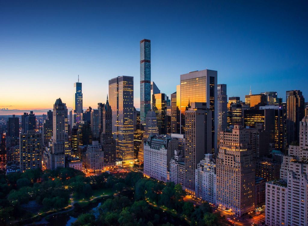 The Ritz-Carlton New York, Central Park Hotel - New York, NY, USA - Central Park NYC Skyline_