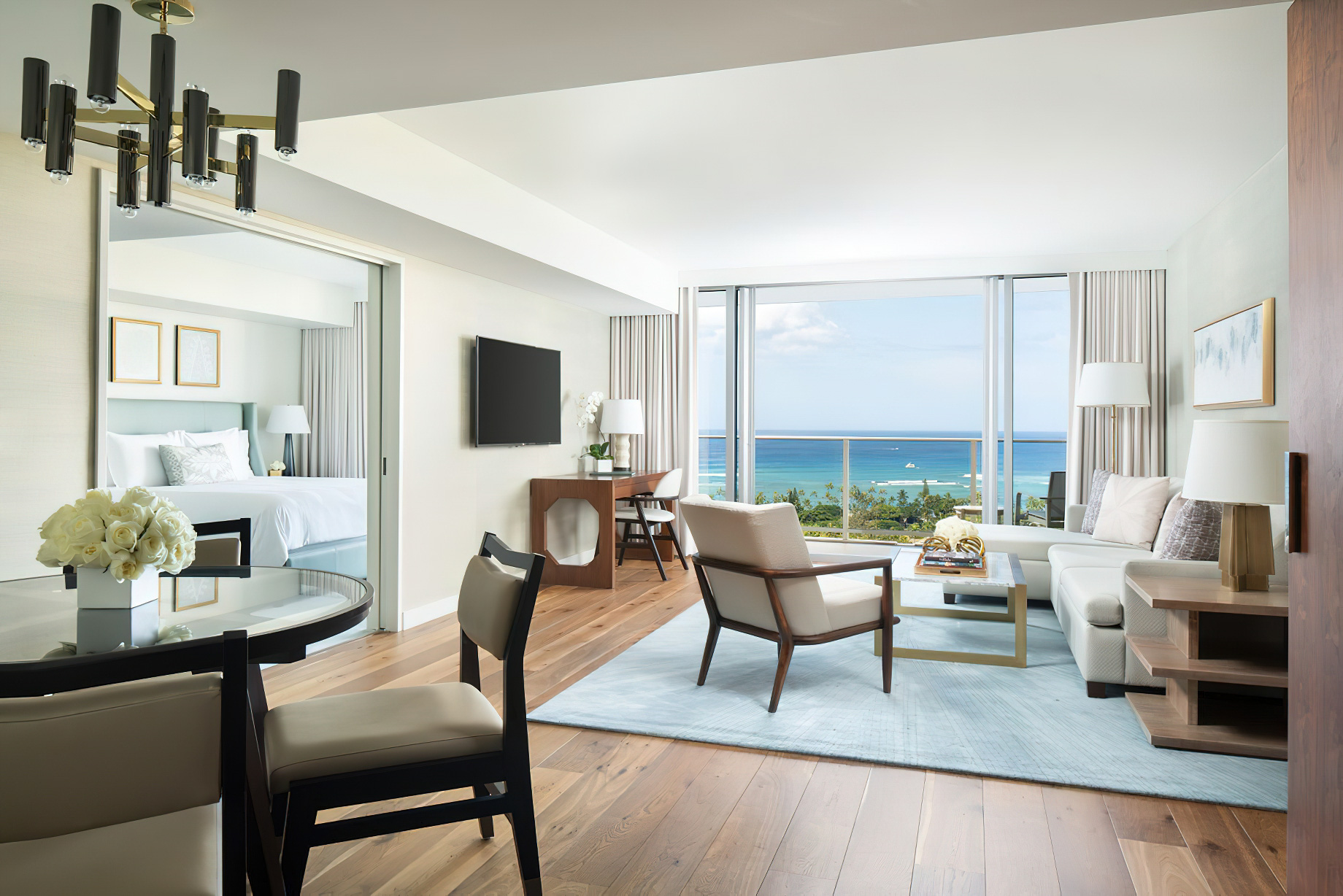 The Ritz-Carlton Residences, Waikiki Beach Hotel – Waikiki, HI, USA – Grand Ocean View Suite Living Room