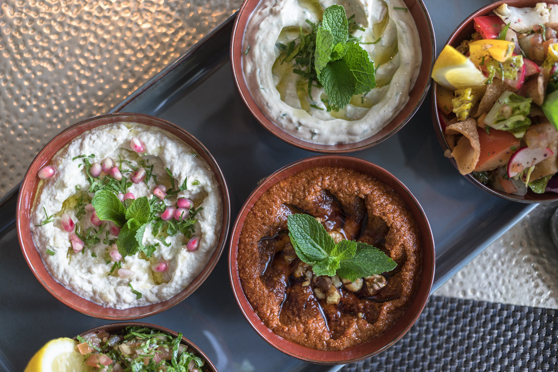 Burgenstock Hotel & Alpine Spa - Obburgen, Switzerland - Sharq Oriental Restaurant Food