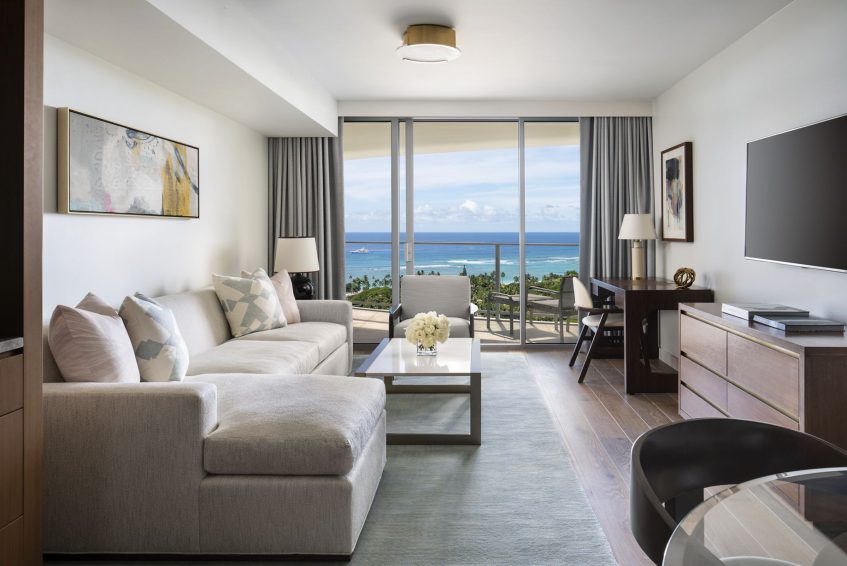 The Ritz-Carlton Residences, Waikiki Beach Hotel - Waikiki, HI, USA - Suite Living Room
