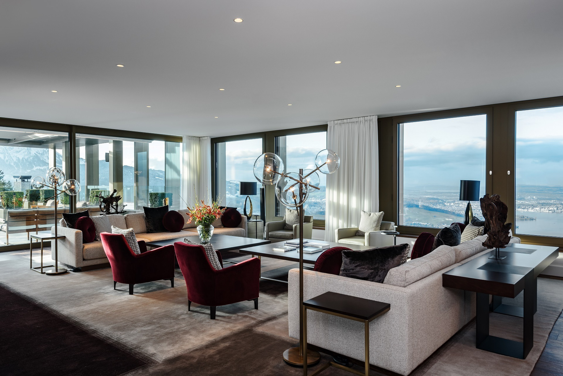 Burgenstock Hotel & Alpine Spa - Obburgen, Switzerland - Royal Suite Living Area