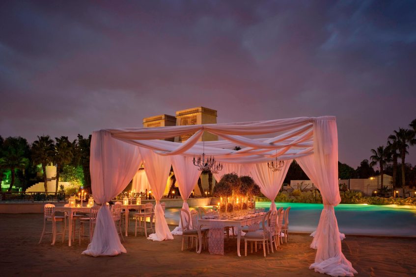 JW Marriott Hotel Cairo - Cairo, Egypt - Outdoor Wedding Reception