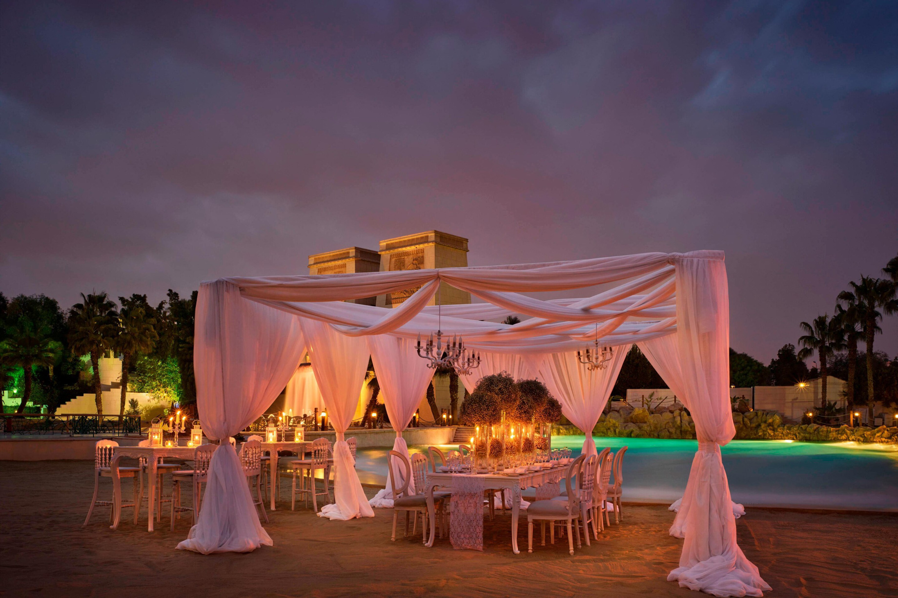JW Marriott Hotel Cairo – Cairo, Egypt – Outdoor Wedding Reception