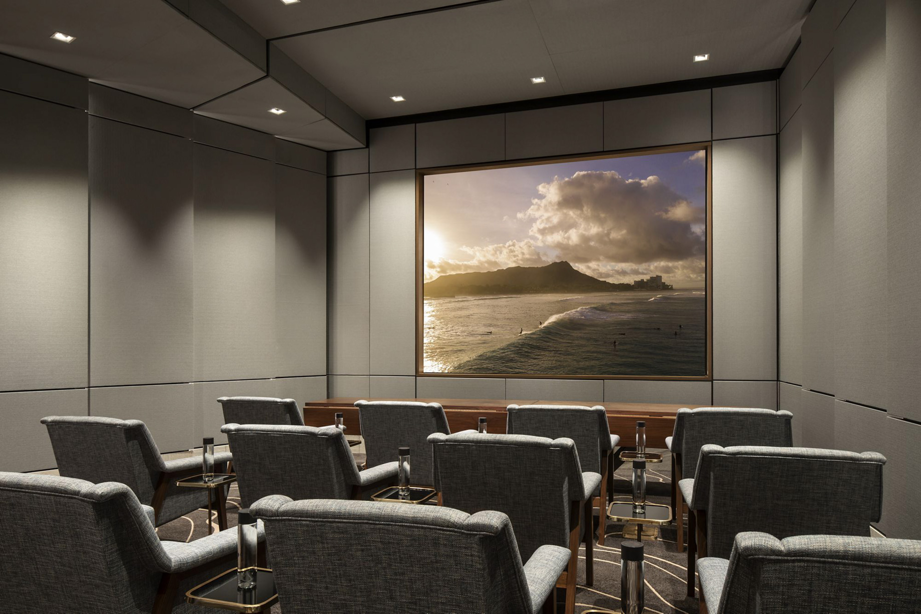 The Ritz-Carlton Residences, Waikiki Beach Hotel – Waikiki, HI, USA – Movie Theater