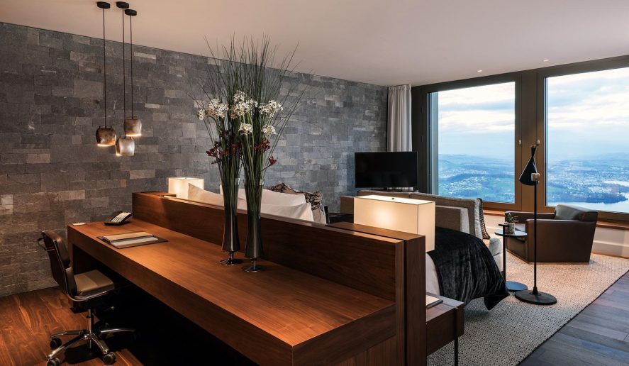 Burgenstock Hotel & Alpine Spa - Obburgen, Switzerland - Royal Suite Bedroom View