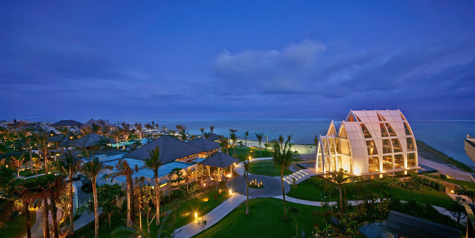 The Ritz-Carlton, Bali Nusa Dua Hotel – Bali, Indonesia – Resort Ocean View Night
