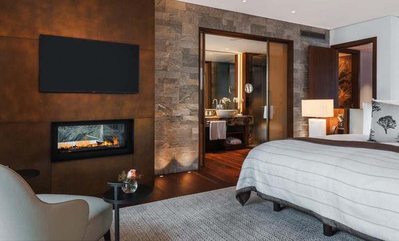Burgenstock Hotel & Alpine Spa - Obburgen, Switzerland - Spa Suite Bedroom