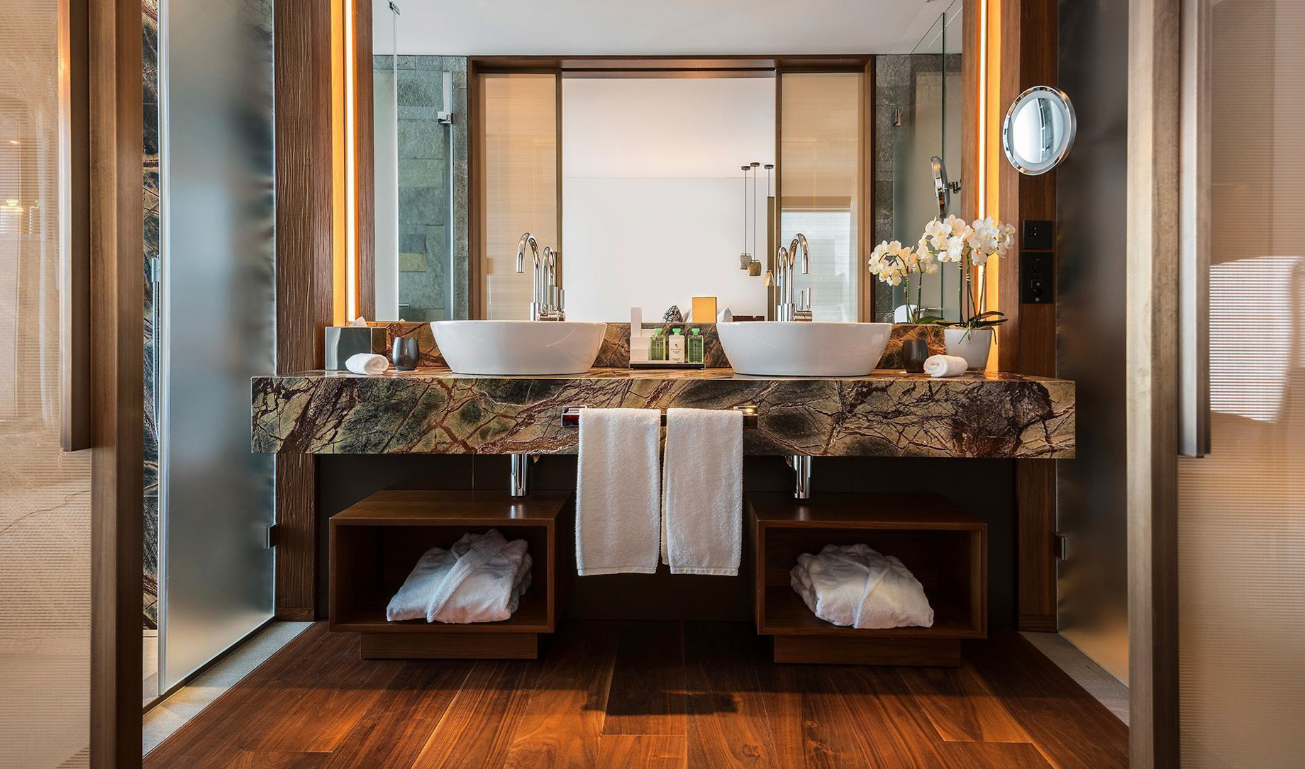 Burgenstock Hotel & Alpine Spa – Obburgen, Switzerland – Spa Suite Bathroom