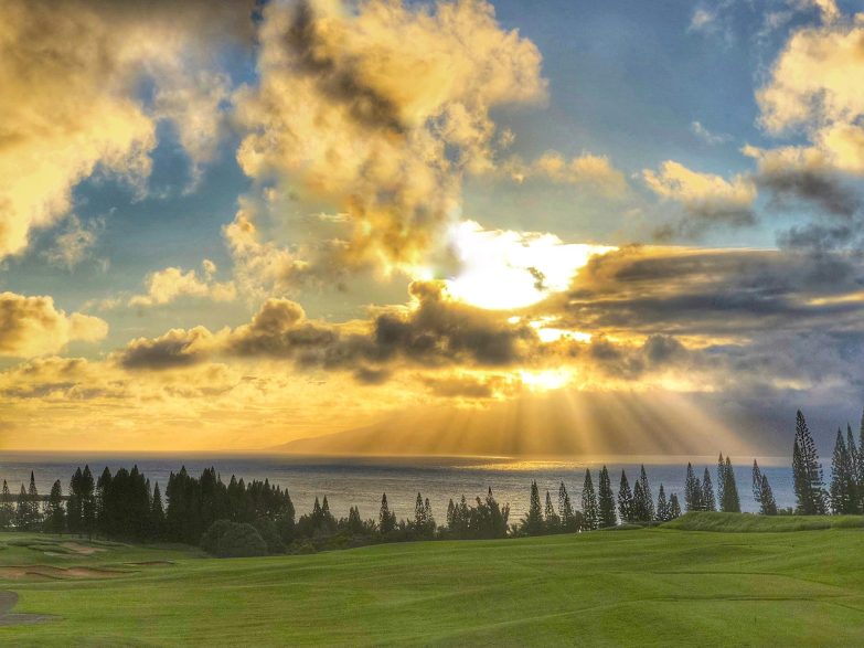 The Ritz-Carlton Maui, Kapalua Resort - Kapalua, HI, USA - Golf Course Sunset