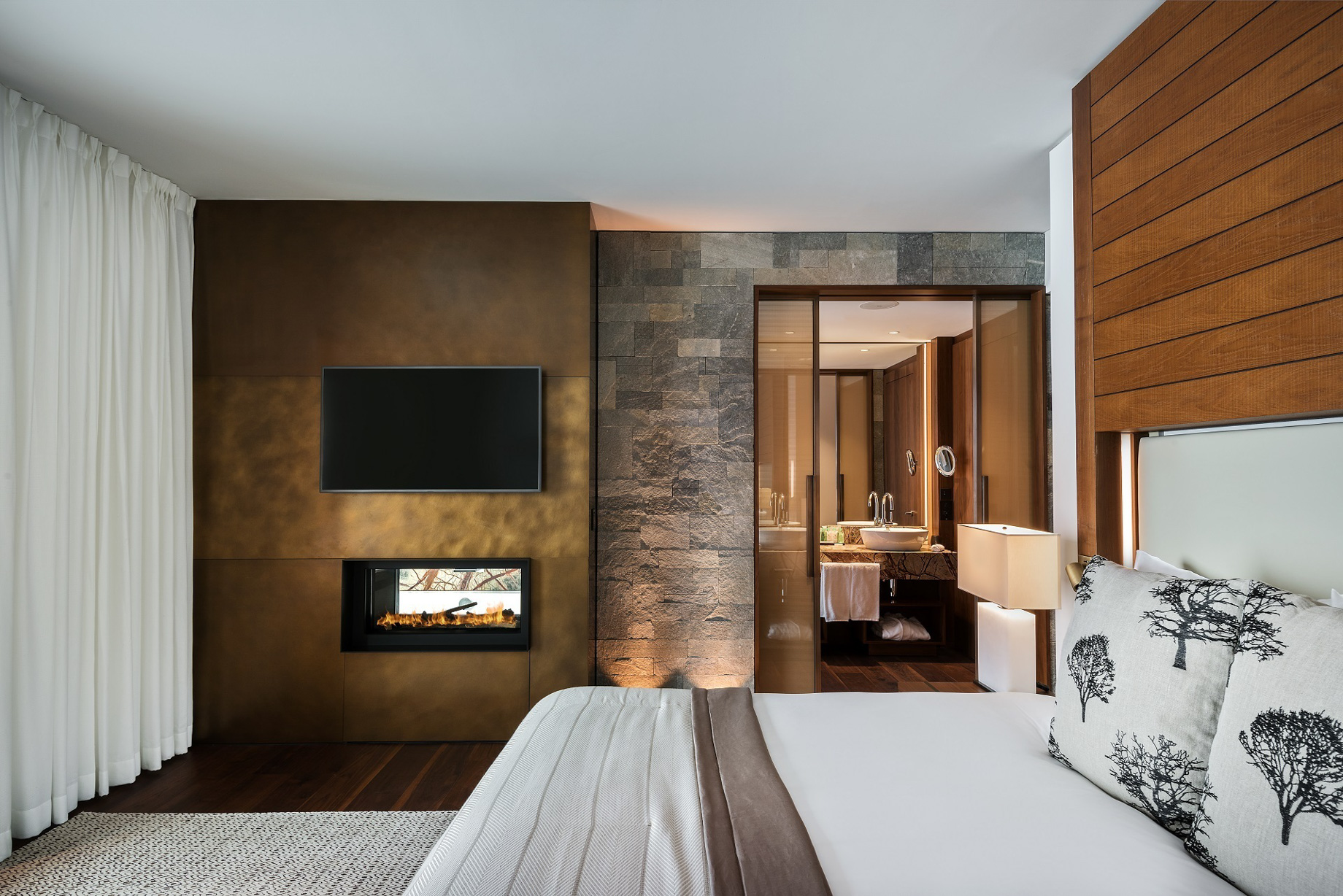 Burgenstock Hotel & Alpine Spa – Obburgen, Switzerland – Spa Suite Bedroom