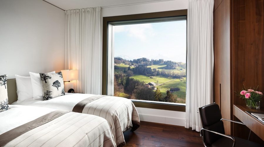 Burgenstock Hotel & Alpine Spa - Obburgen, Switzerland - Family Suite Twin Bedroom