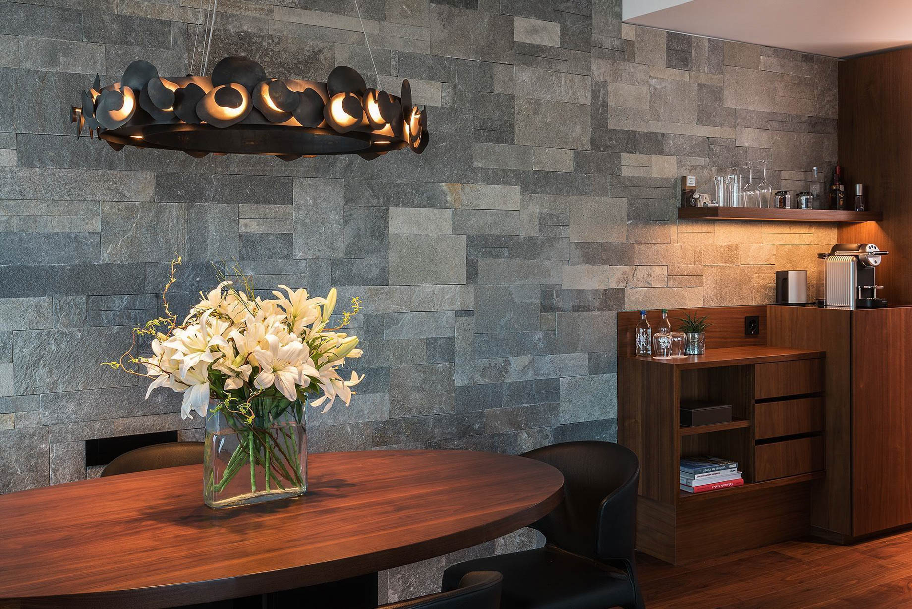 Burgenstock Hotel & Alpine Spa - Obburgen, Switzerland - Lake View Suite Dining Area